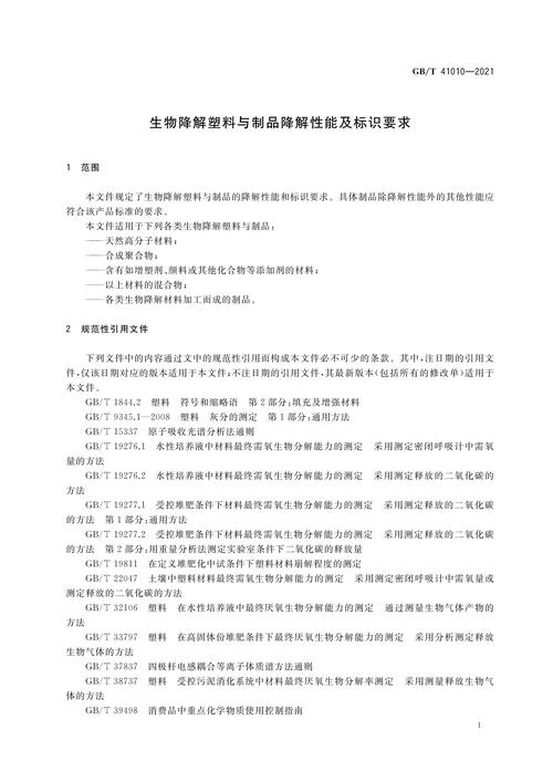 歸口于全國生物基材料及降解制品標準化技術(shù)委員會